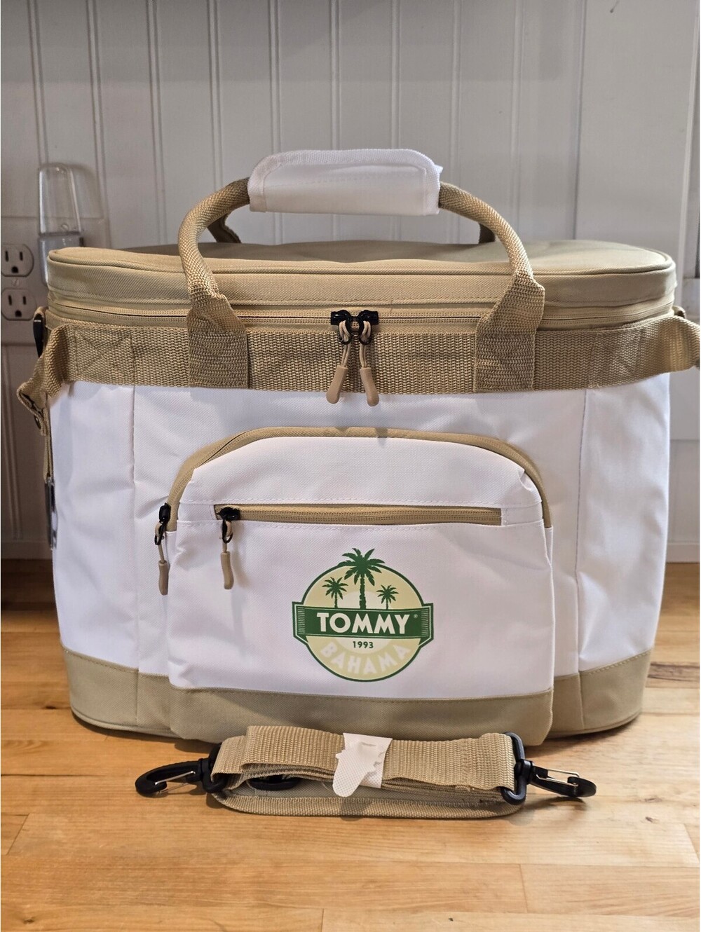 Tommy Bahama Insulated Cooler Bag with Shoulder Strap and Multiple Pockets